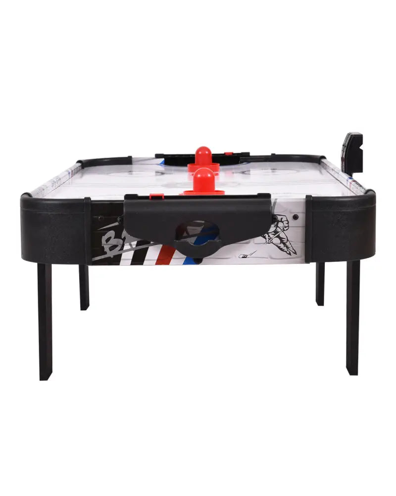 42 Inch Air Powered Hockey Table Top Scoring 2 Pushers - White - Game Room