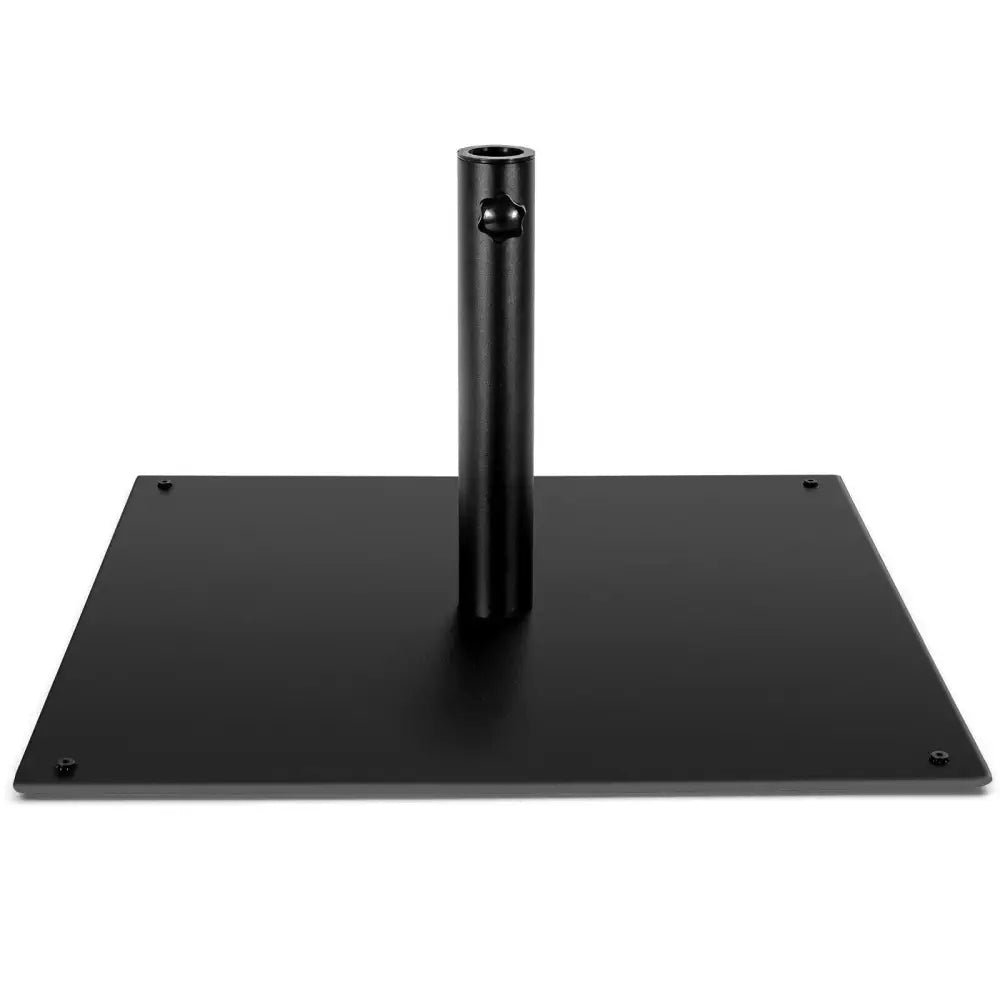 42 LBS Weighted 25 Inch Square Patio Umbrella Base - Black - Outdoor Umbrella Bases