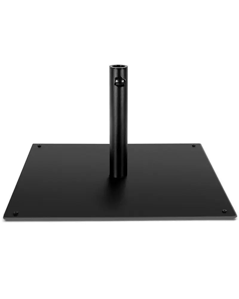 42 LBS Weighted 25 Inch Square Patio Umbrella Base - Black - Outdoor Umbrella Bases