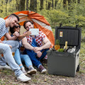 42 Quart Hard Cooler with Wheels and Handle - Gray - Coolers