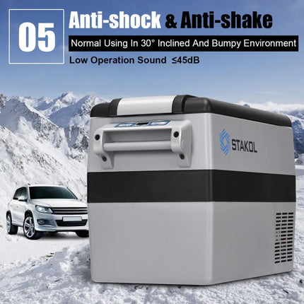 44 Quarts Camping Portable Electric Car Cooler Refrigerator - Coolers