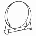 45’’ Round Firewood Rack with Heavy-Duty Metal Frame - Log Storage