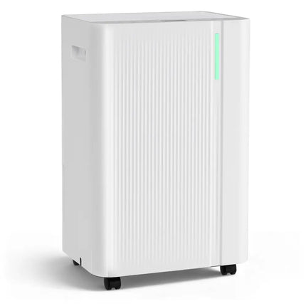 4500 Sq.Ft 54 Pints Dehumidifier with Drain Hose for Home-White - White - Dehumidifiers