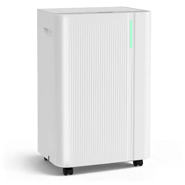 4500 Sq.Ft 54 Pints Dehumidifier with Drain Hose for Home-White - White - Dehumidifiers