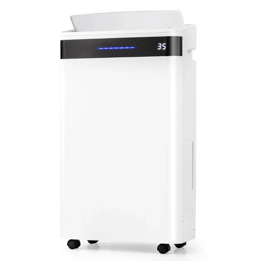 4500 Sq. Ft 57 Pint Dehumidifier for Home and Basement-White Costway