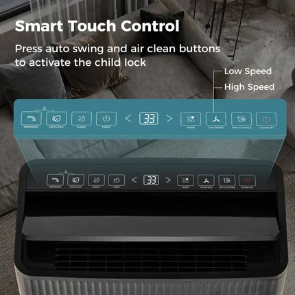 4500 Sq. Ft 57 Pint Quiet Dehumidifier for Basement with 4 Modes-Black Costway