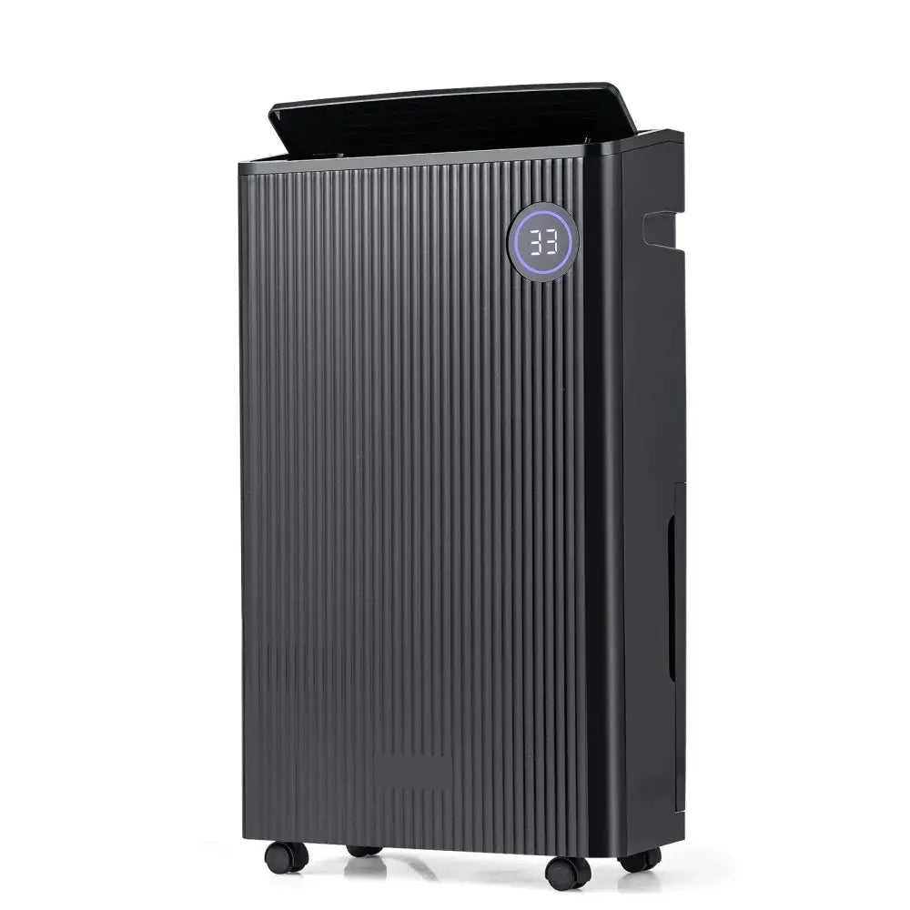 4500 Sq. Ft 57 Pint Quiet Dehumidifier for Basement with 4 Modes-Black Costway