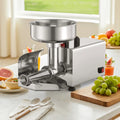 450W Electric Tomato Strainer Commercial Grade Food Mill Stainless Steel Sauce Maker - Silver - Food Grinders & Mills
