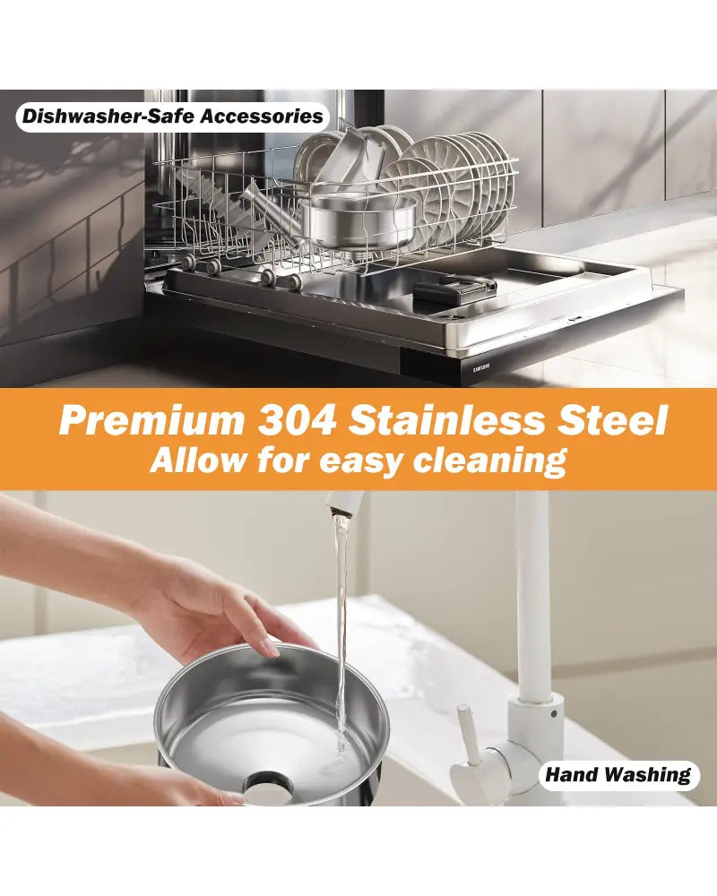 450W Electric Tomato Strainer Commercial Grade Food Mill Stainless Steel Sauce Maker - Silver - Food Grinders & Mills