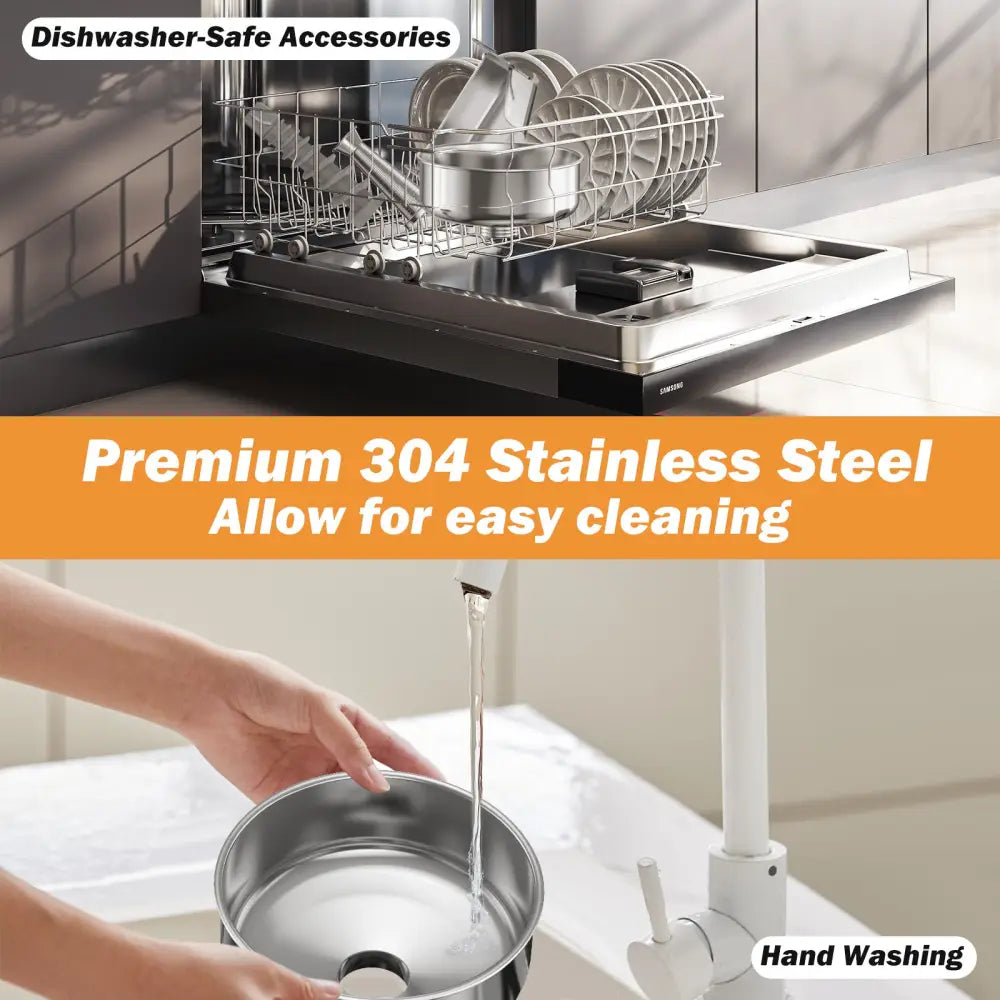 450W Electric Tomato Strainer Commercial Grade Food Mill Stainless Steel Sauce Maker - Silver - Food Grinders & Mills
