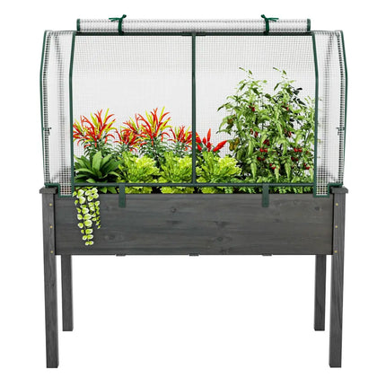 47.5 x 21.5 x 24 Inch Mini Greenhouse with Roll-up Zipper Door - White - Greenhouses