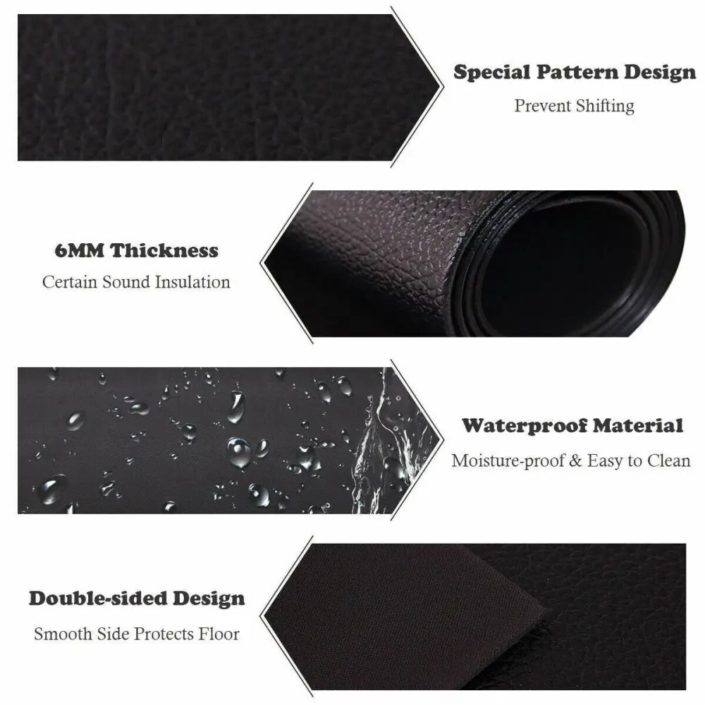 47/59/78 Inch Long Thicken Equipment Mat for Home and Gym Use-78 x 36 x 0.25 inches - Yoga & Gym Mats