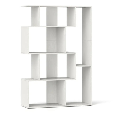 47 Inch 6-Cube Open-back Geometric Bookshelf for Bedroom Living Room-White Costway
