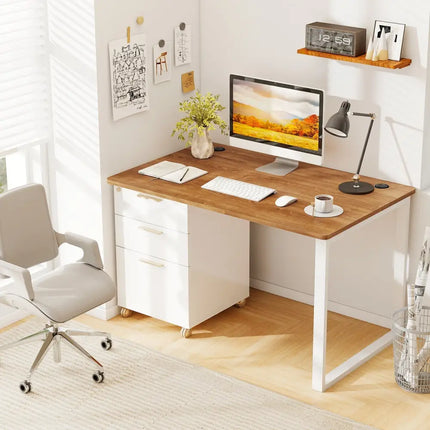 47 Inch x 30 Inch Universal Tabletop for Standard and Standing Desk Frame-M Costway