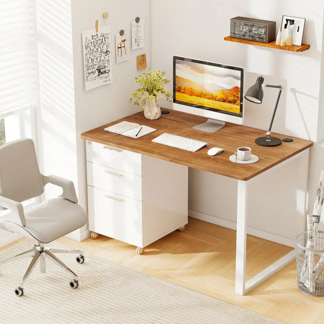 47 Inch x 30 Inch Universal Tabletop for Standard and Standing Desk Frame-M Costway