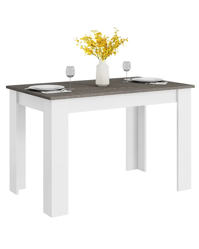 47 Inches Dining Table for Kitchen and Dining Room-Dark Gray - Dark Gray - Dining Tables