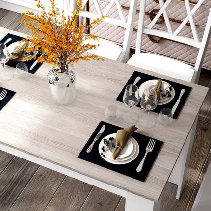 47 Inches Dining Table for Kitchen and Dining Room-Light Gray Costway