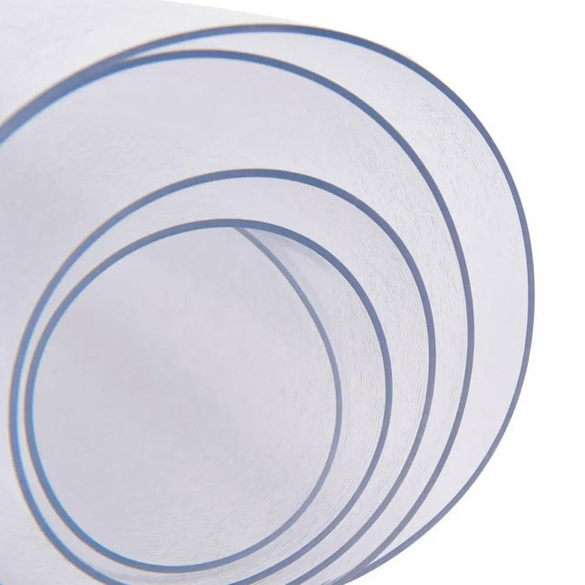 47 x 47 Inch PVC Chair Floor Mat - Transparent - Rugs