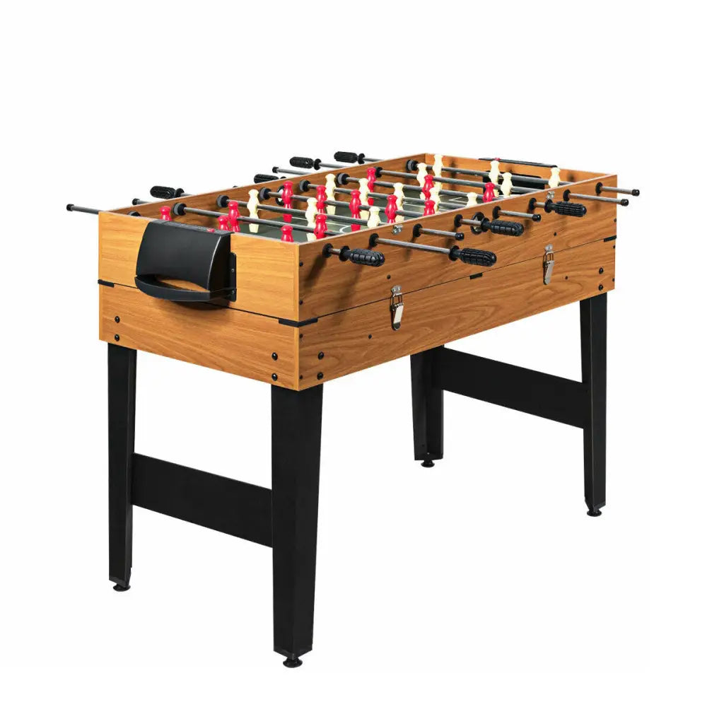 48 Inch 3-In-1 Multi Combo Game Table with Soccer for Game Rooms - Natural - Game Room