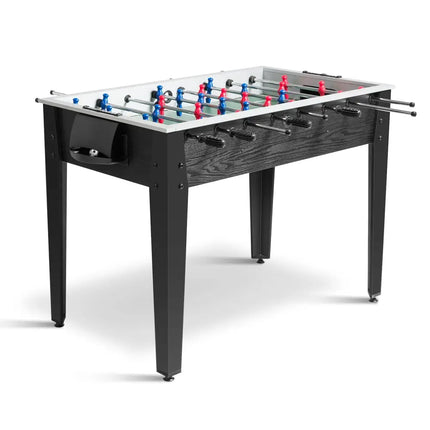 48 Inch Competition Sized Home Recreation Wooden Foosball Table-Black - Black - Game Room