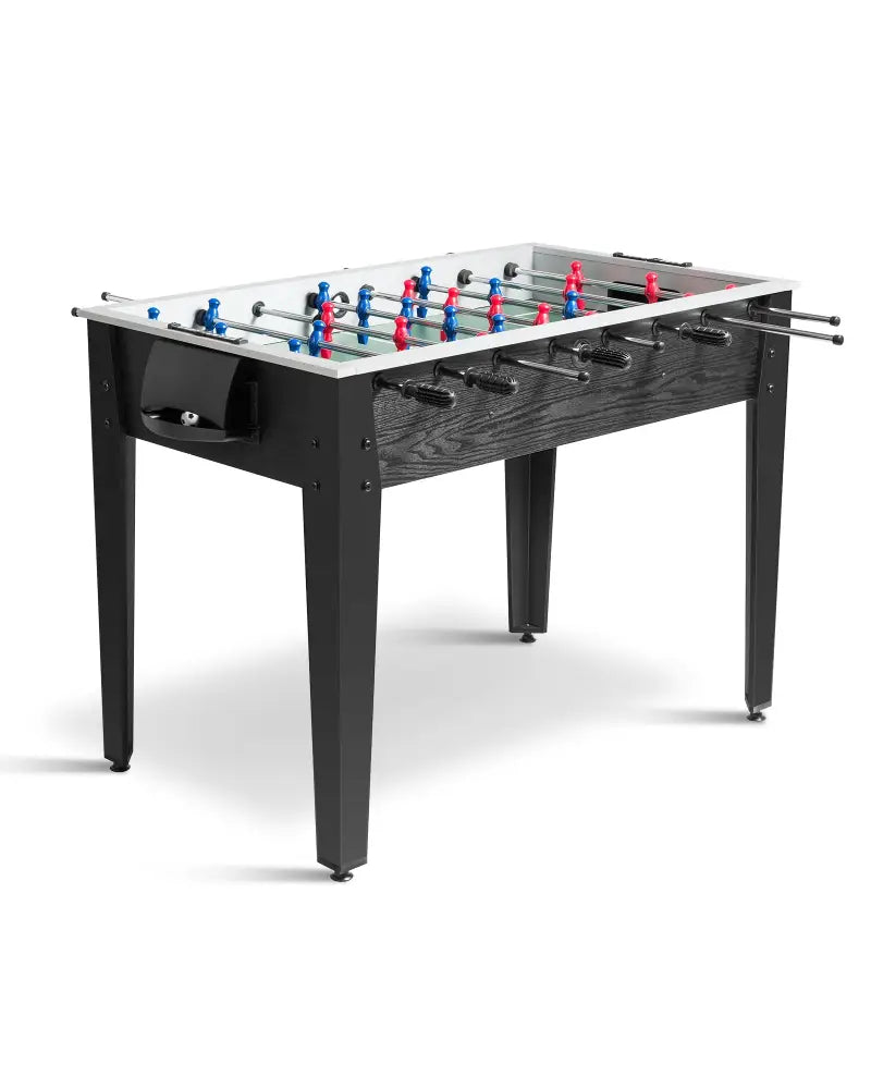 48 Inch Competition Sized Home Recreation Wooden Foosball Table-Black - Black - Game Room