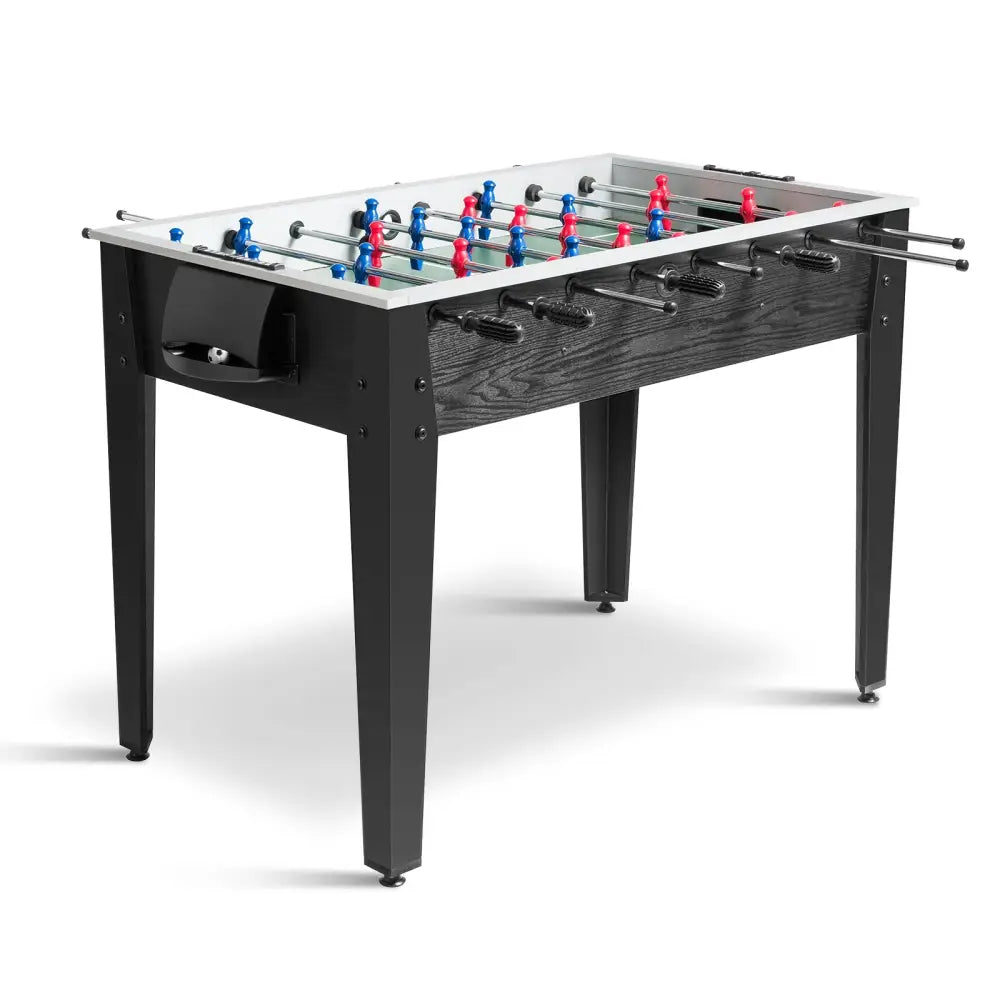 48 Inch Competition Sized Home Recreation Wooden Foosball Table-Black - Black - Game Room