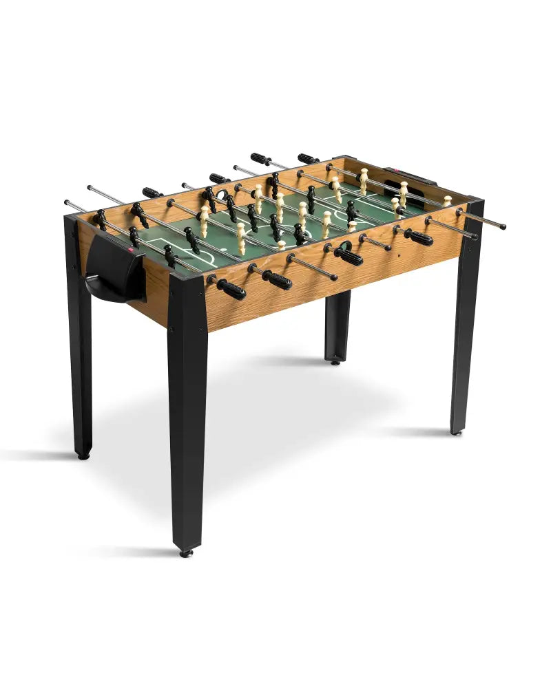 48 Inch Competition Sized Home Recreation Wooden Foosball Table-Brown - Brown - Game Room
