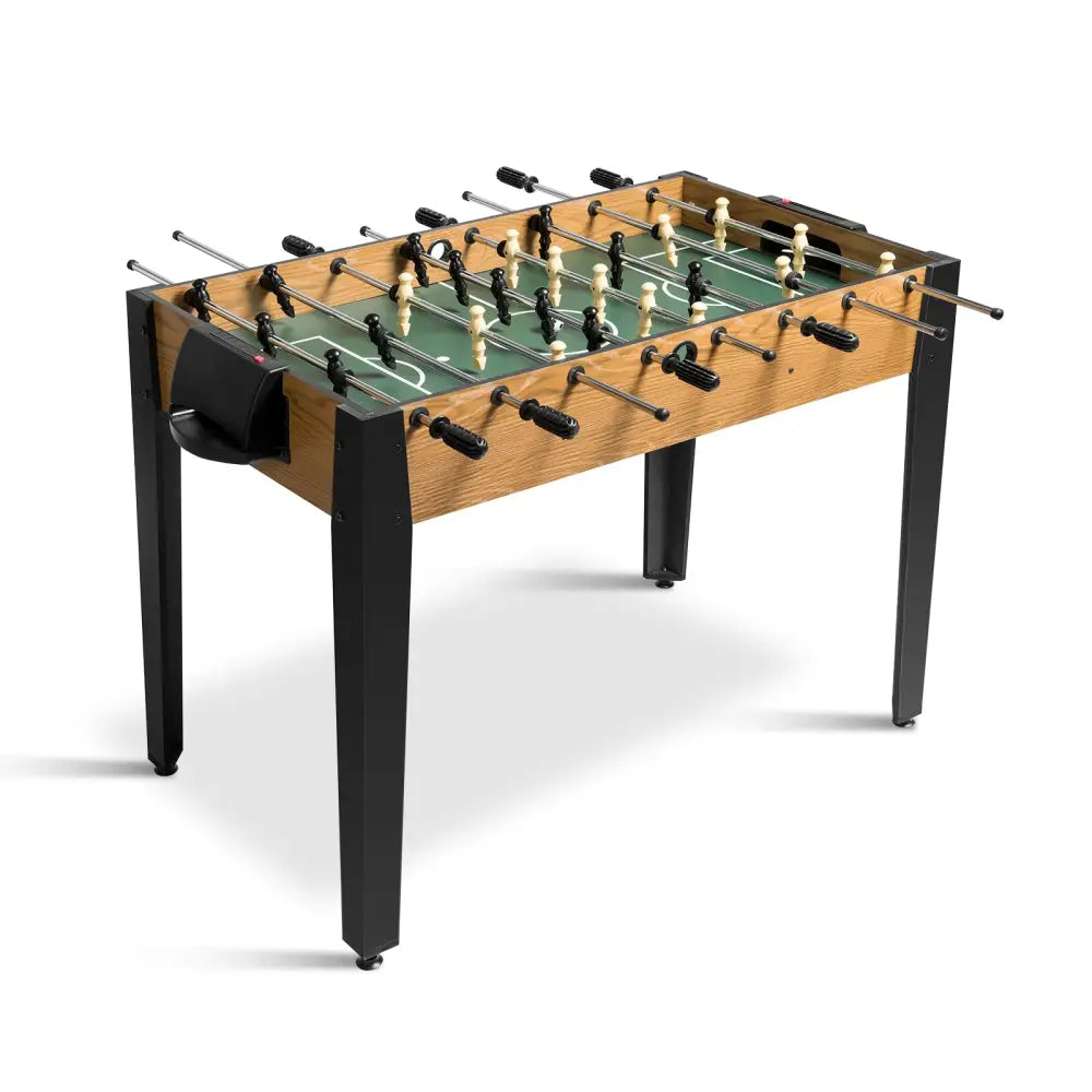 48 Inch Competition Sized Home Recreation Wooden Foosball Table-Brown - Brown - Game Room