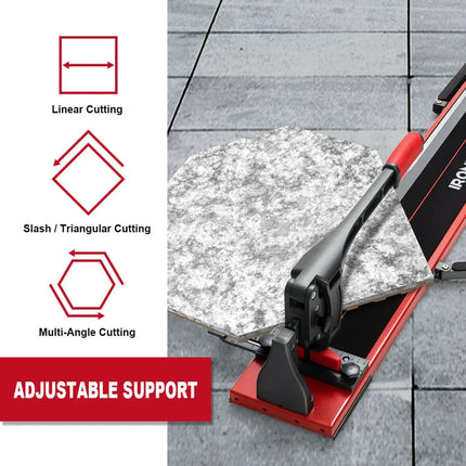 48 Inch Manual Tile Cutter Porcelain Cutter Machine - Black - Garages