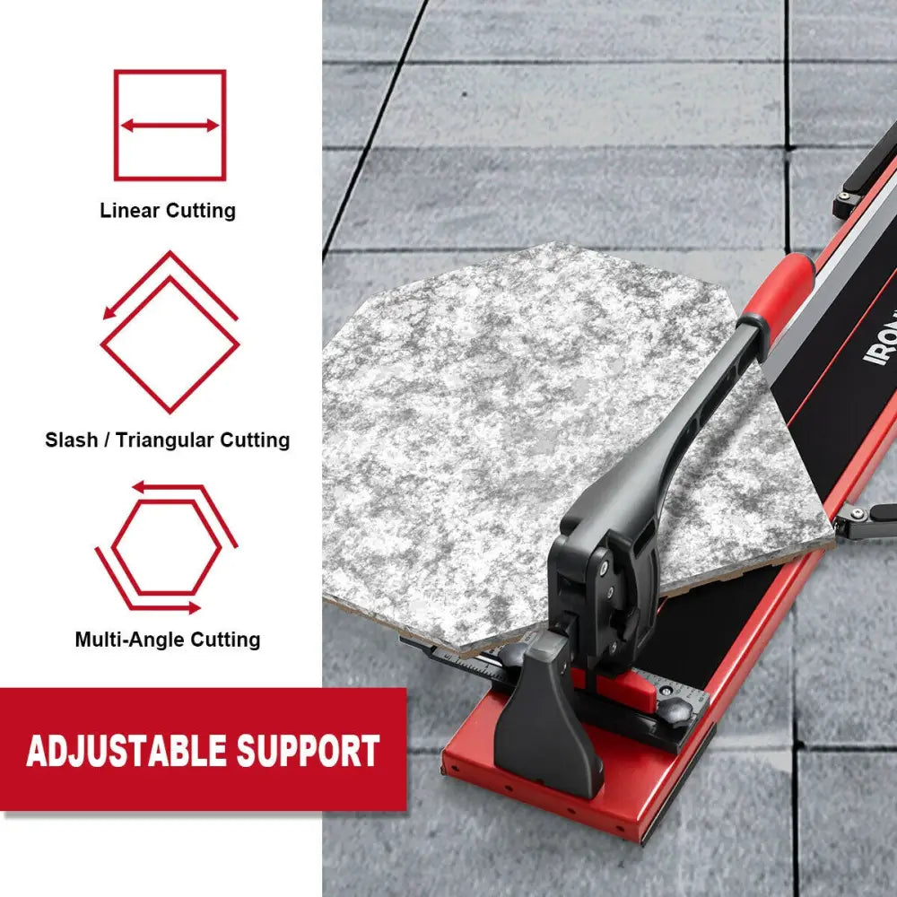48 Inch Manual Tile Cutter Porcelain Cutter Machine - Black - Garages