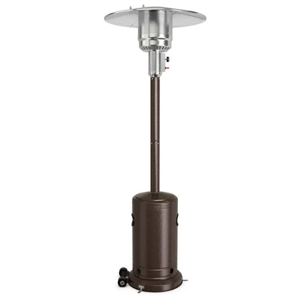 48000 BTU Stainless Steel Propane Patio Heater with Trip over Protection-Bronze - Bronze - Patio Heaters
