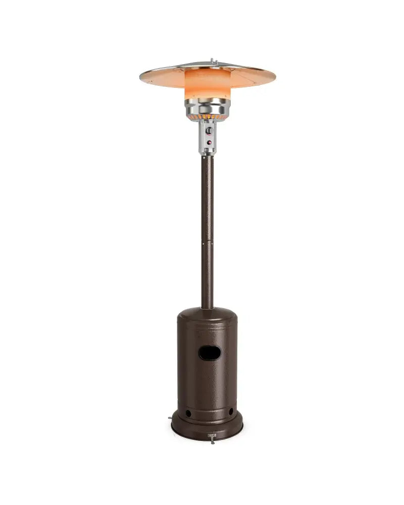 48000 BTU Stainless Steel Propane Patio Heater with Trip over Protection-Bronze - Bronze - Patio Heaters