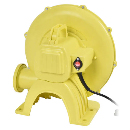 480W 0.6 HP Air Blower Pump Fan for Inflatable Bounce House - Yellow - Air Blowers
