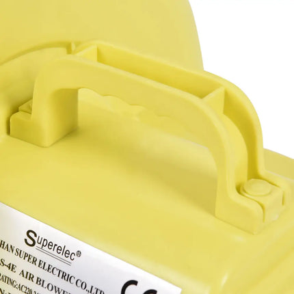 480W 0.6 HP Air Blower Pump Fan for Inflatable Bounce House - Yellow - Air Blowers