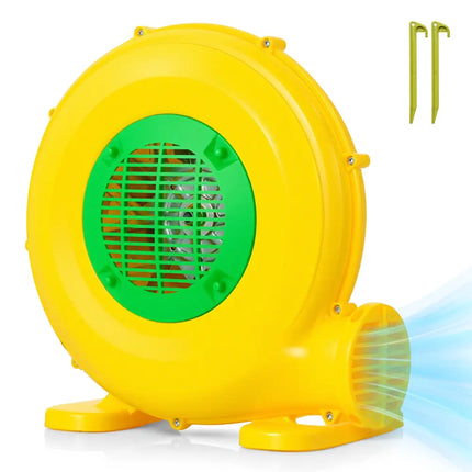 480W Bounce House Blower with Handle and Ground Stakes - Air Blowers