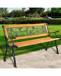 49 1/2 Inch Patio Park Garden Porch Chair Bench - Outdoor Benches