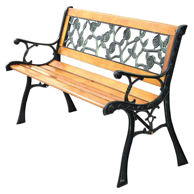 49 1/2 Inch Patio Park Garden Porch Chair Bench - Oasis Home Essentials