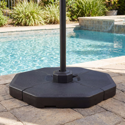 4 Pieces Patio Cantilever Offset Umbrella Weights Base Plate Set