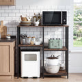 4-Tier Heavy-Duty Kitchen Baker's Rack- Brown