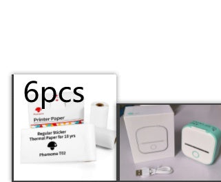 Portable Mini Thermal Label Printer Home Photo Printer\ Printer Bluetooth-compatible Mini Label Printer Price Tag