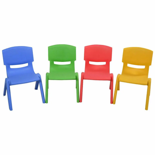 4pack Colorful Stackable Plastic Children Chairs - Oasis Home Essentials