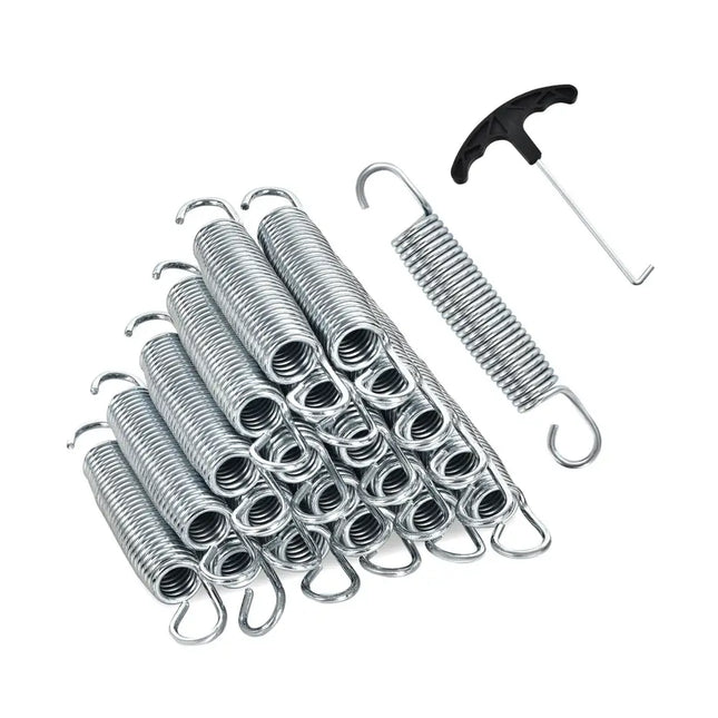 5.5 Inch Rustproof Galvanized Steel Replacement Trampoline Elasticity Springs - Silver - Trampoline Accessories
