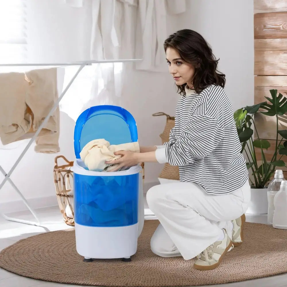 5.5 lbs Portable Semi Auto Washing Machine Costway