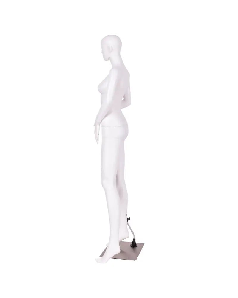 5.8 Feet Plastic Female Mannequin Adjustable Detachable Manikin with Metal Stand - Home Accessories
