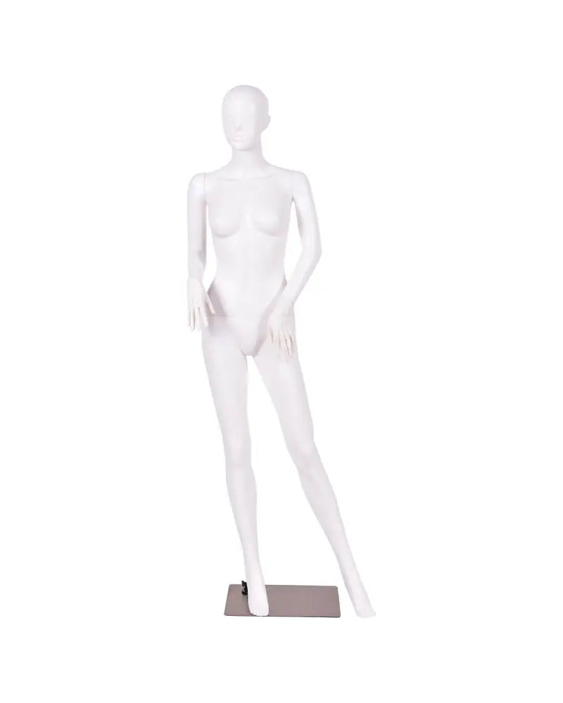 5.8 Feet Plastic Female Mannequin Adjustable Detachable Manikin with Metal Stand - Home Accessories