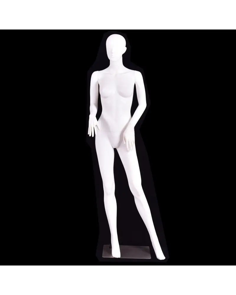 5.8 Feet Plastic Female Mannequin Adjustable Detachable Manikin with Metal Stand - Home Accessories