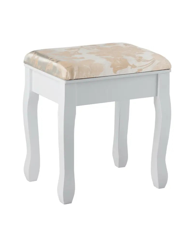 5 Drawers Removable Box Makeup Dressing Vanity Set-White - White - Makeup Vanities