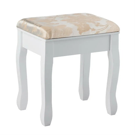 5 Drawers Removable Box Makeup Dressing Vanity Set-White Costway