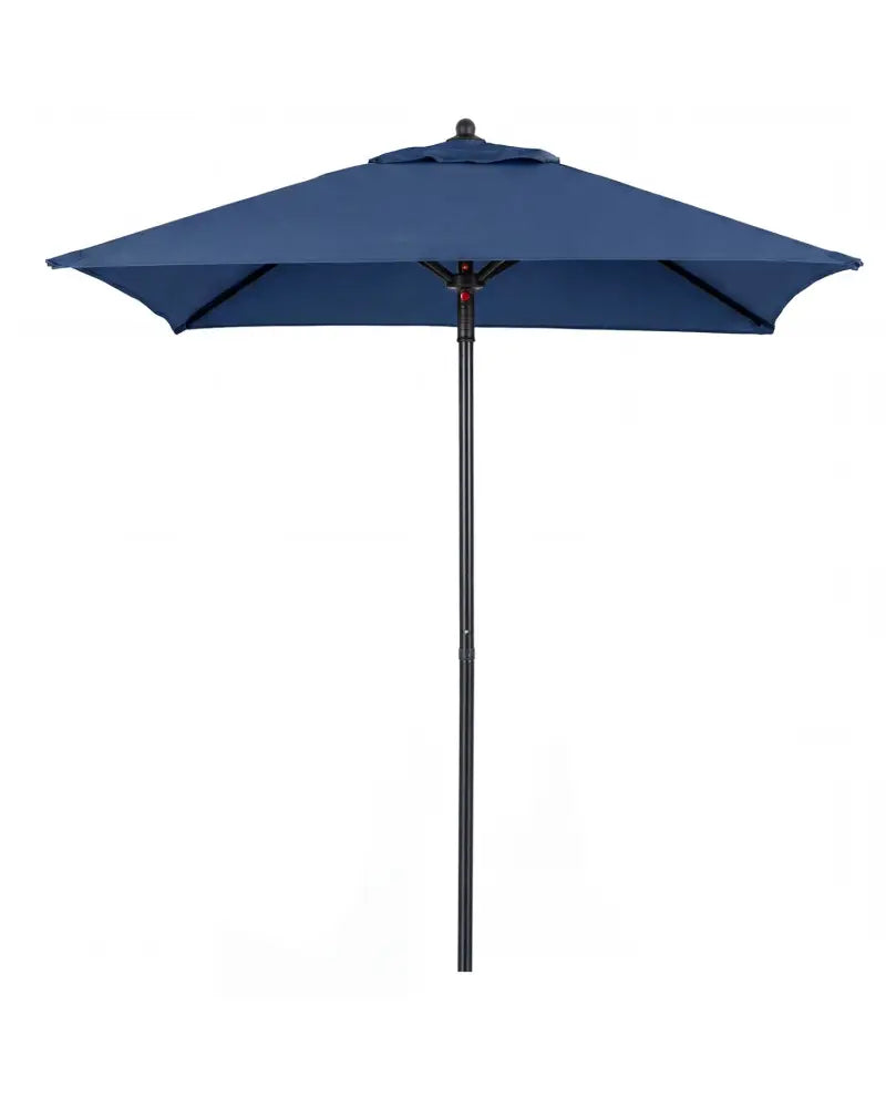 5 Feet Patio Square Market Table Umbrella Shelter with 4 Sturdy Ribs-Navy - Navy - Outdoor Umbrellas