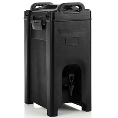 5 Gallon Insulated Beverage Server Dispenser - Black - Water Dispensers